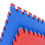 Martial Arts Eva Foam Tatami Mats - Red & Blue - 40mm Martial Arts Eva Foam Tatami Mats - Red & Blue - 40mm