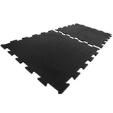 Rubber Interlocking Mats - Black Rubber Interlocking Mats - Black