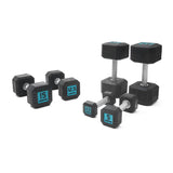 Premium Rubber Dumbbells (2.5kg to 25kg) Set