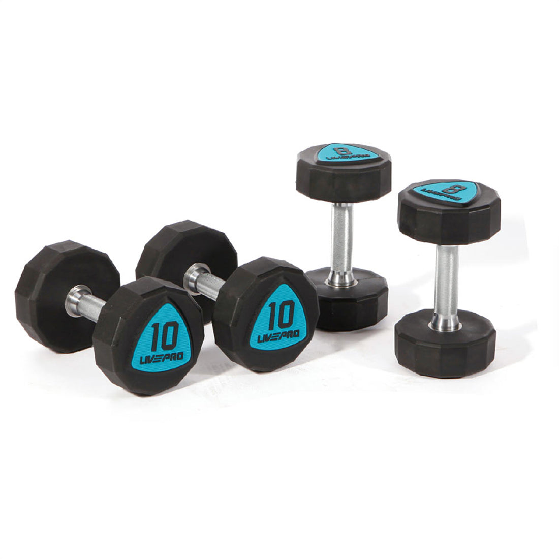 12-Sided Urethane Dumbbells