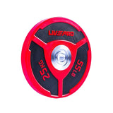Livepro Urethane Elite Competition Bumper Plates 25kg - Sold as Pair