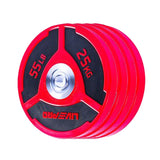 Livepro Urethane Elite Competition Bumper Plates 25kg - Sold as Pair