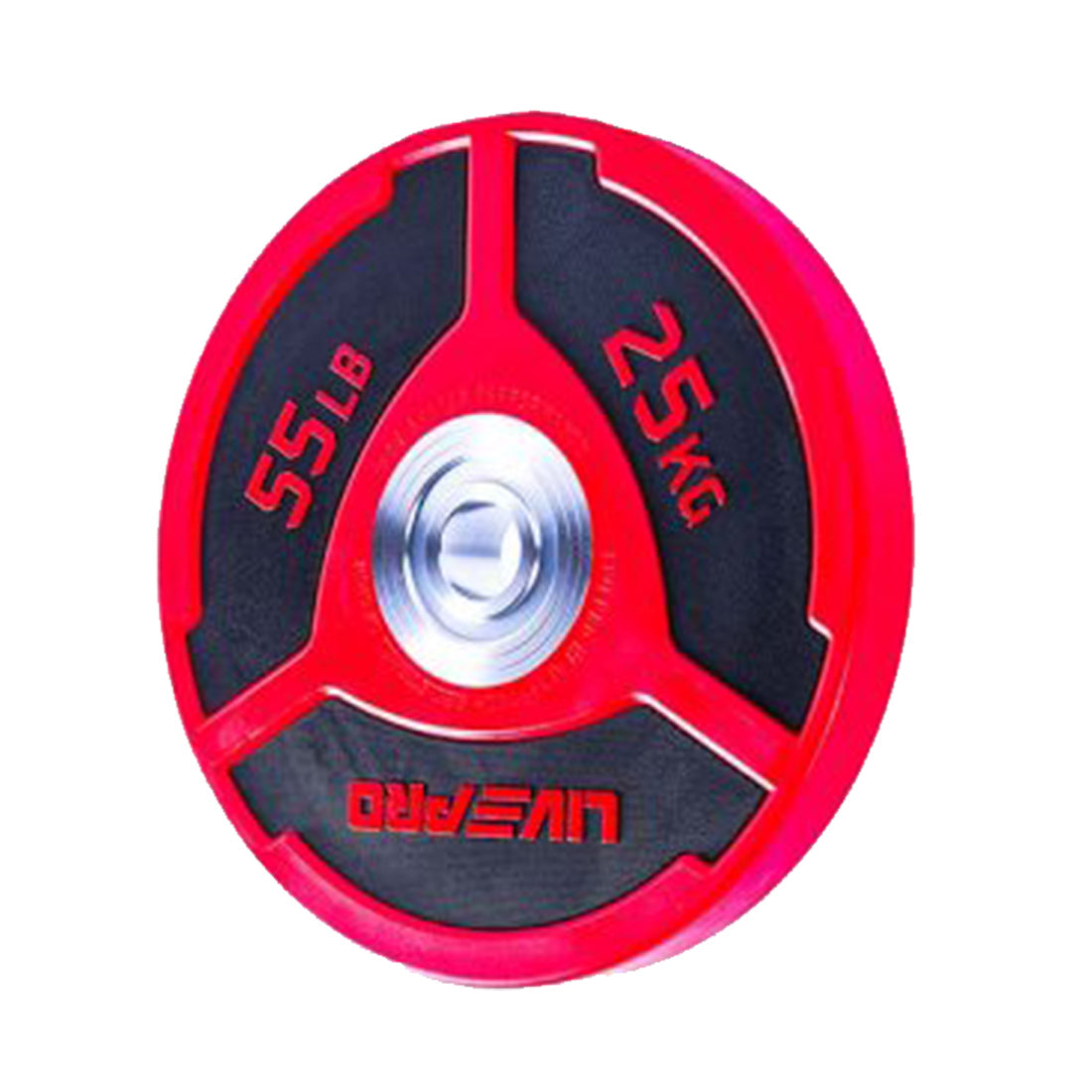 Livepro Urethane Elite Competition Bumper Plates 25kg - Sold as Pair