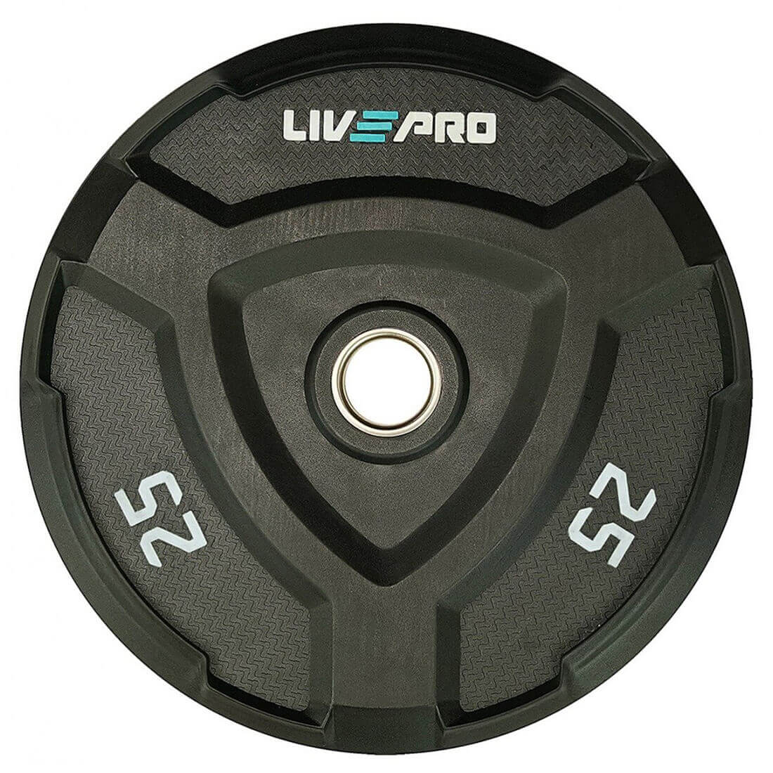 Livepro Rubber Bumper Plates - Sold As Pair (20 to 25kg)