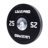 Livepro Urethane Competition Bumper Plates 10kg - Sold As Pair