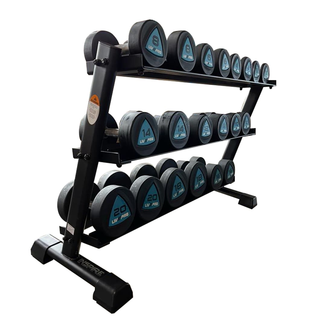 Urethane Round Dumbbells (2kg to 20kg) Set