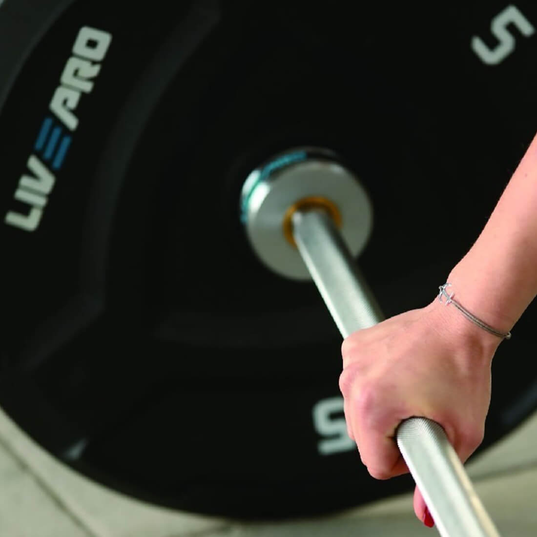 Livepro Rubber Bumper Plates 20kg - Sold As Pair