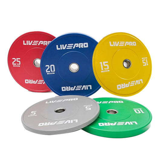 Rubber Colored Bumper Plates Set