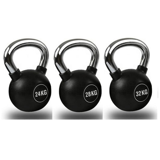 Rubber Kettlebells Set (14 to 32kg)