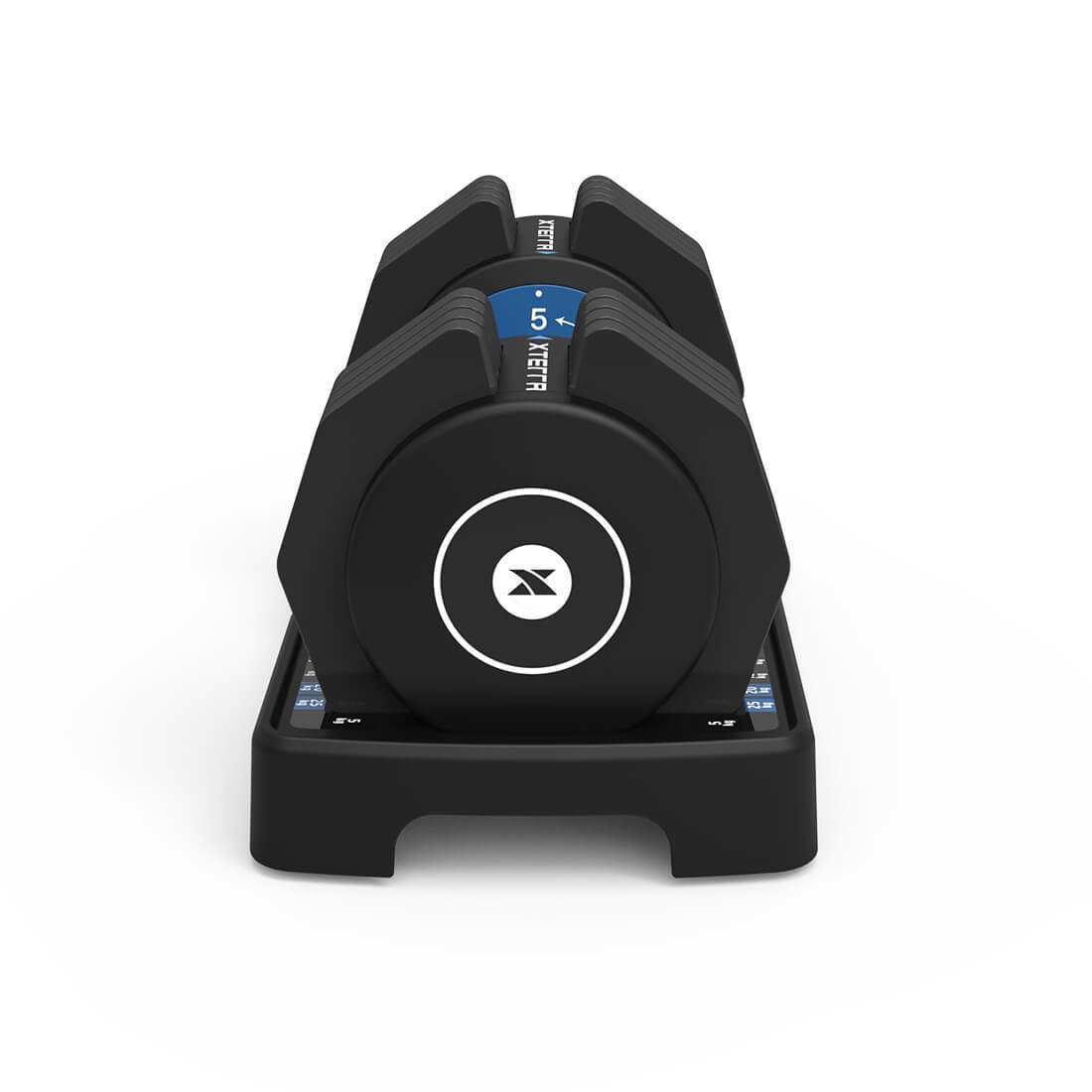 Xterra Adjustable Dumbbells 5-25Kg Set with Stand