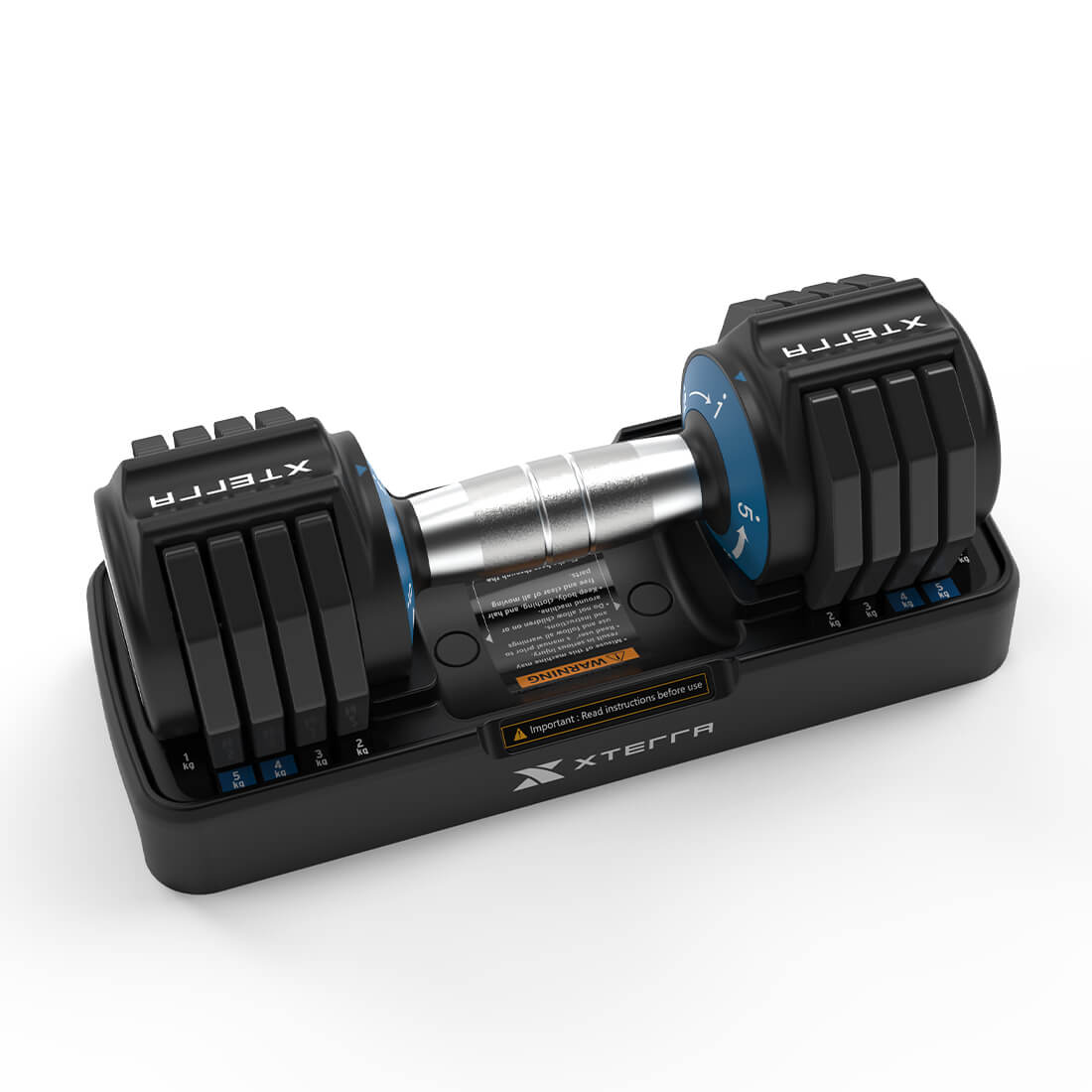 Xterra Adjustable Dumbbells Set With Stand