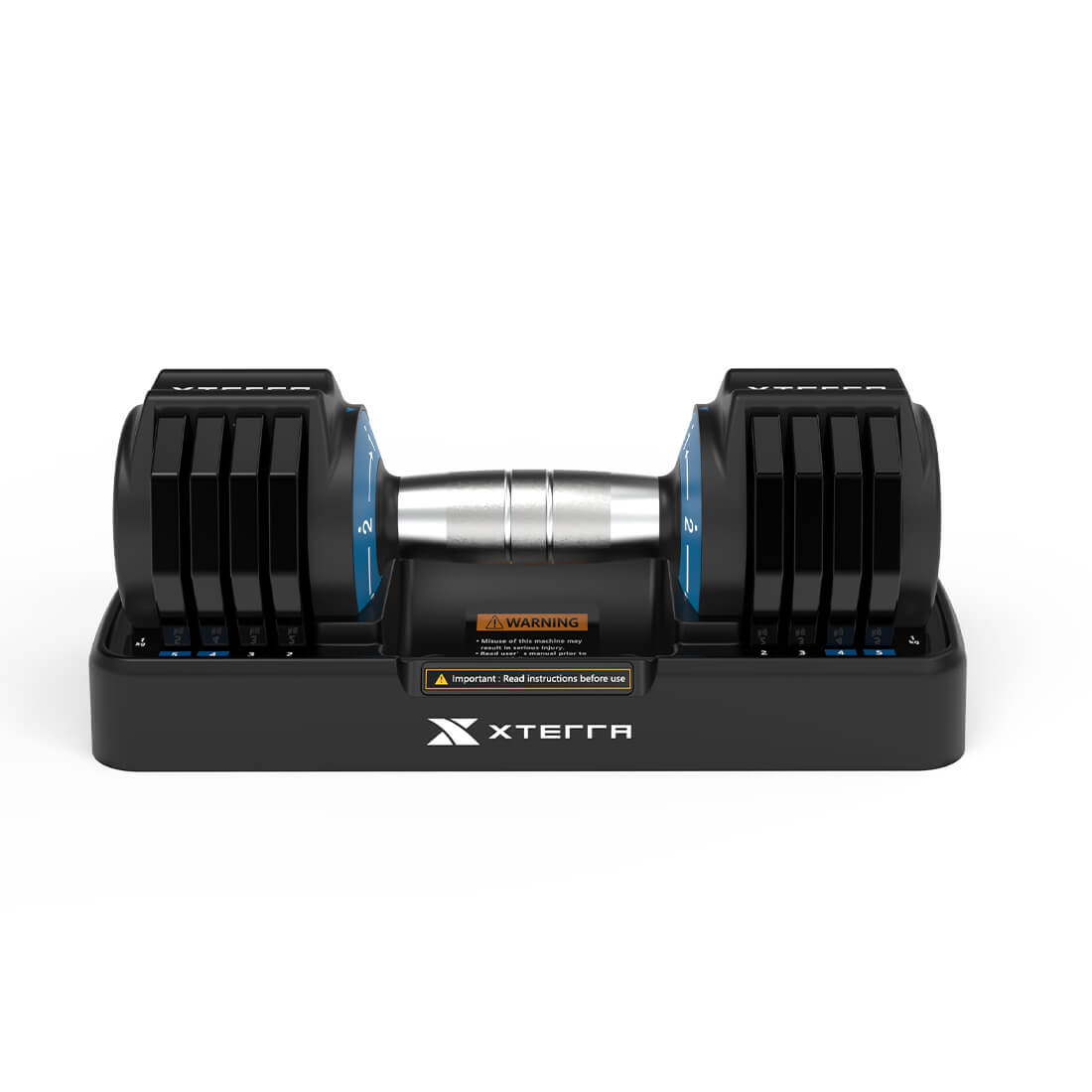 Xterra Adjustable Dumbbells Set With Stand