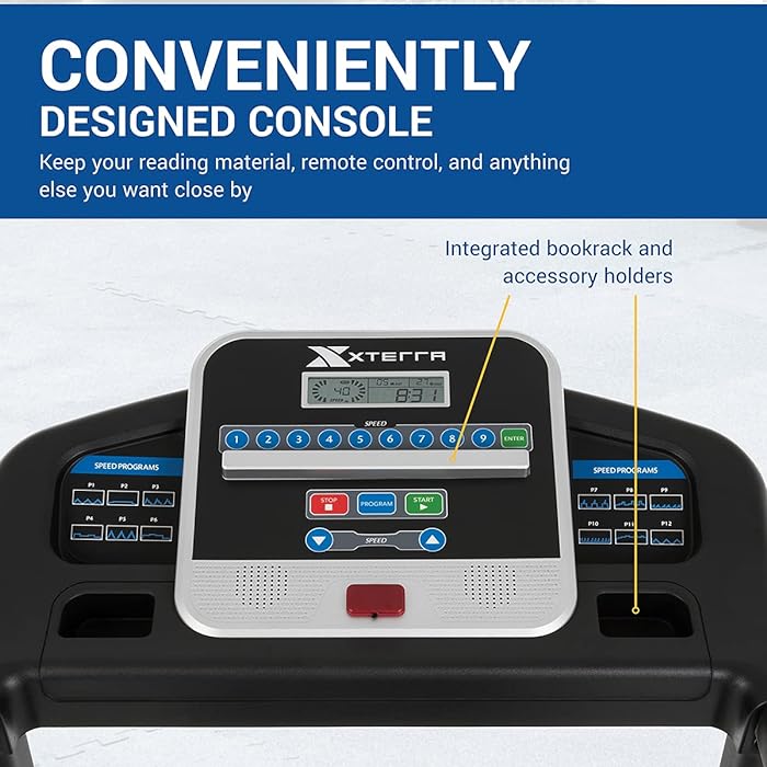 xterra fitness tr150 display features